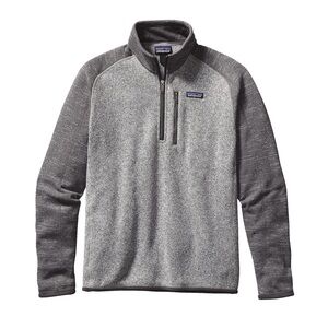 Patagonia 2 Tone Nickel Forge Gray M's Better Sweater® 1/4-Zip Size S